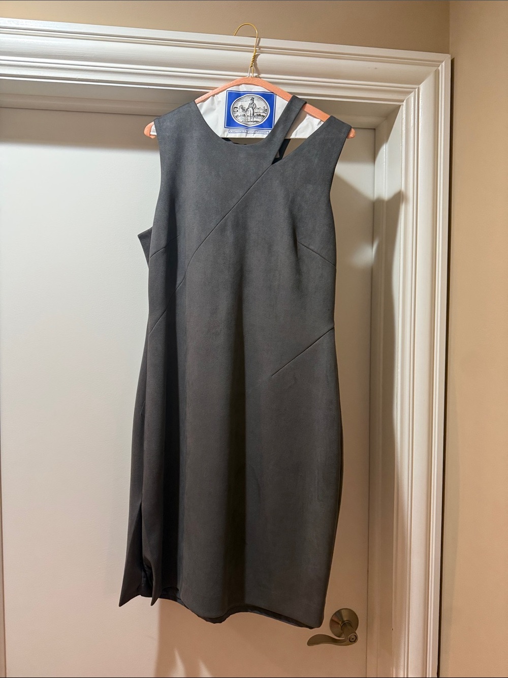 Milly Charcoal Gray Sleeveless Sheath Dress